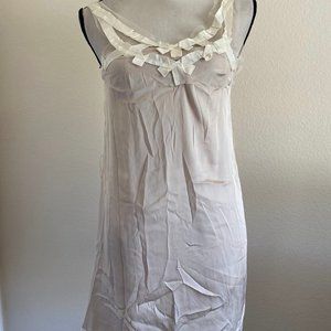 Women Sleepwear Satin Nightgown Mini Slip Chemise Short Nightwear